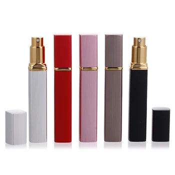 12ml 1 pc Draagbare Navulbare Parfum Verstuiver Fles Met Metalen Lege Spray Parfum Geval Met Kleurrijke Lege Container