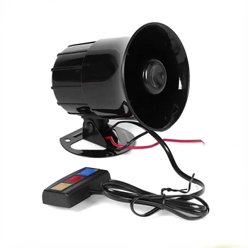 12V Auto Moto 3 Tone Sirene Luid Auto Hoorn Luidspreker Elektrische Ambulance Alarm Sound Luidsprekers 110dB Universele