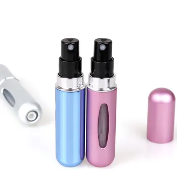 5ml/8ml Draagbare Mini Navulbare Parfum Fles Met Spray Geur Pomp Reizen Leeg Cosmetische Containers Spray Verstuiver Fles