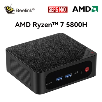 Beelink SER5 MAX AMD Ryzen 7 5800H 5700U 5500U 5560U Windows-11 MINI PC DDR4 16GB 500GB SSD WIFI6 BT5.0 Desktop Gaming Computer