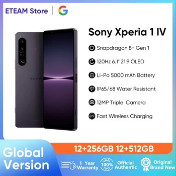 Sony-Originele Globale Versie van de Xperia 1 IV 5G Snapdragon 8 Gen 1 6.5 