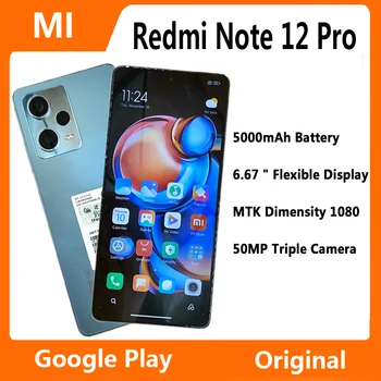 Xiaomi Redmi Opmerking 12 Pro 5G Smartphone 5000mAh Batterij MTK Dimensity 1080 Octa Core 67W Snel Opladen 50MP Camera